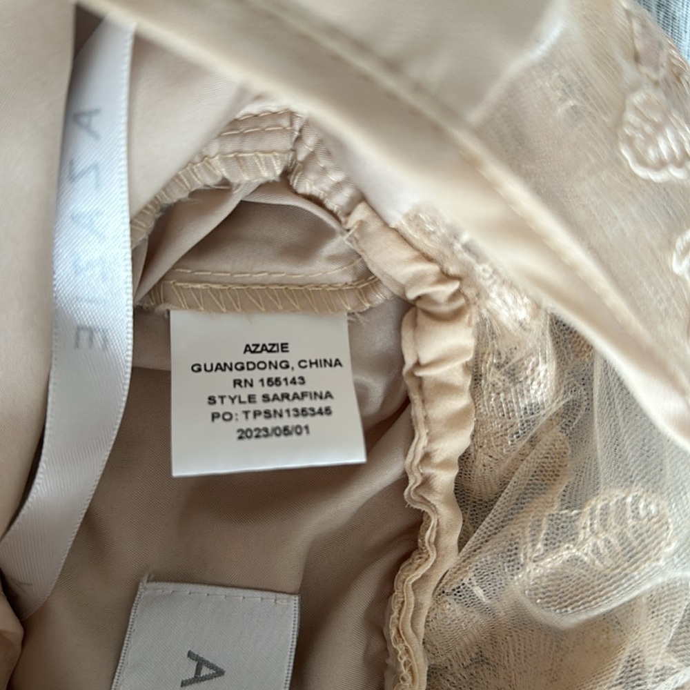 Azazie Junior Bridesmaid chiffon dress - Picture 9 of 10